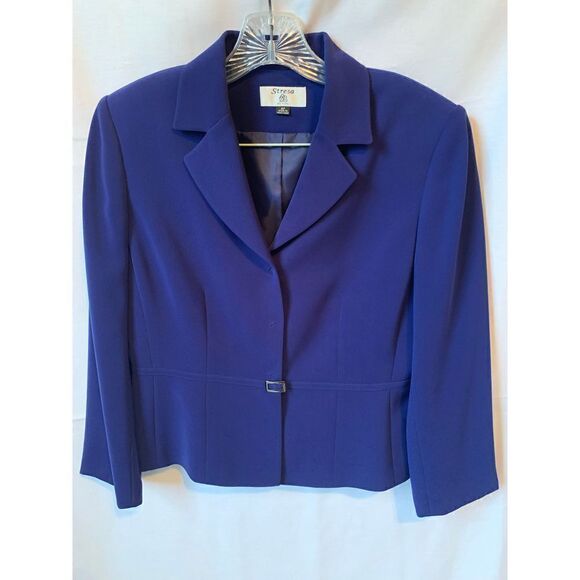 Stresa Royal , Cobalt Blue Skirt Suit - Picture 6 of 16